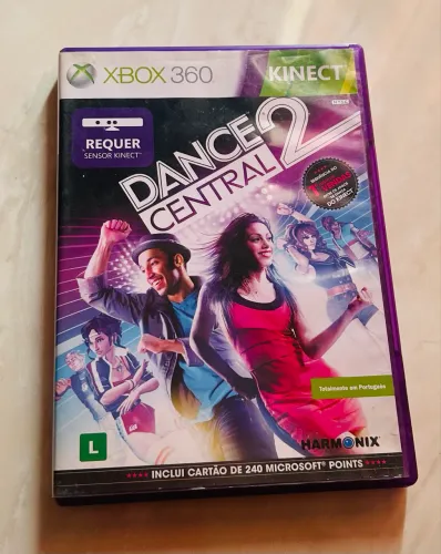 Jogo  Dance Central 2 -Original- Xbox 360-Estado de Novo  