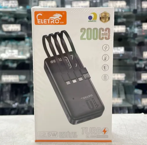 Power bank bateria portátil recarregável 20mah