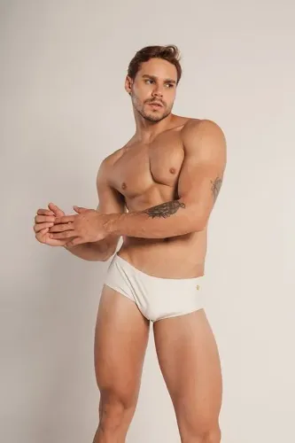 Sunga slim branco opaco TS