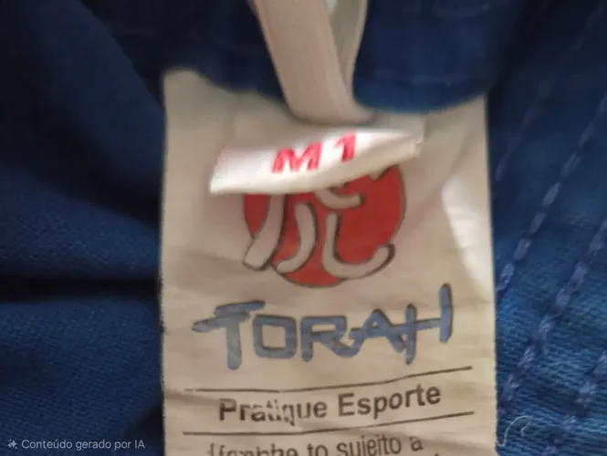 Vendo Kimono Infantil Torah Azul - Tamanho M1 (Semi-novo)