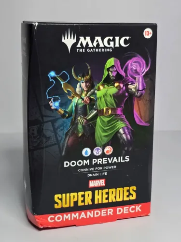 Magic the Gathering Marvel Commander Deck precon Dr.Doom lacrado