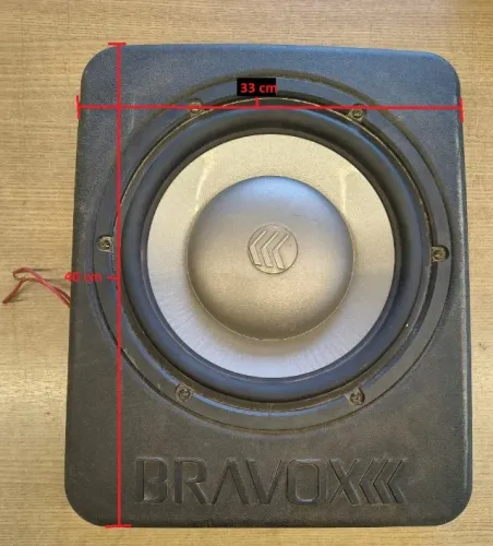Caixa Celada Bravox 10" 4ohms Slim - Excelente para caminhote, pickups