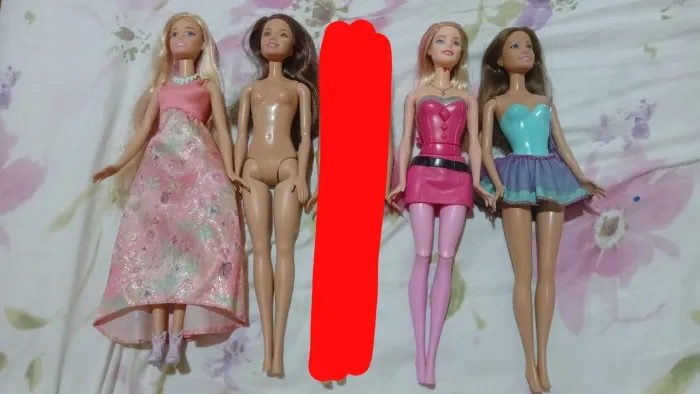 lote de Barbie sucata