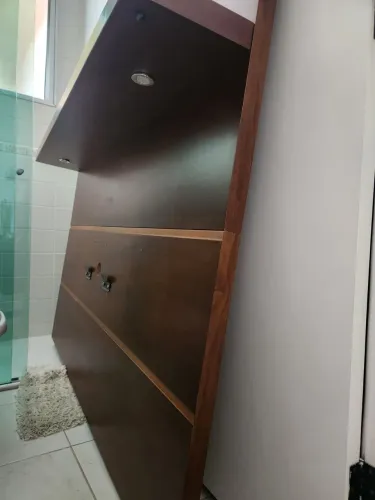 Painel Imbuia Natural para Sala/Tv