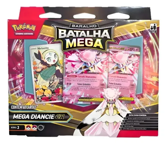 Pokémon TCG Baralho Batalha EX Mega Diancie