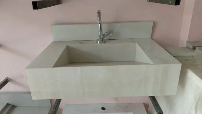 Lavatório em porcelanato