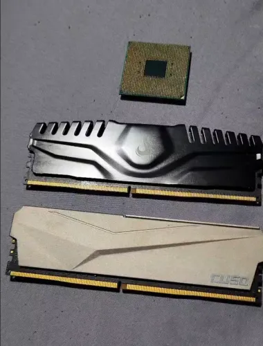 Kit Processador R5 5600g + Memórias (Rise mode + Cuso) 2x8gb 3200mhz 