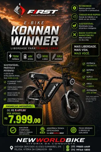 Bicicleta Elétrica konnan