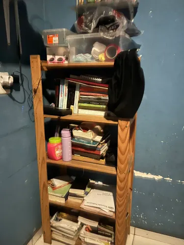 estante de livros