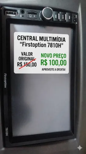 Multimídia FIRSTOPTION 2DIN 