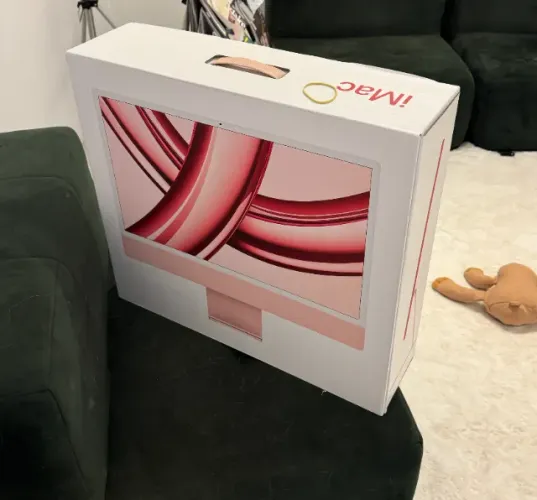 iMac Apple 24" M3 Rosa 4.5K | 8GB | SSD 256GB | Completo | NF