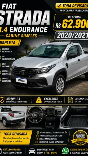 Fiat Strada Endurance 1.4 Flex 8V CS Plus 2021