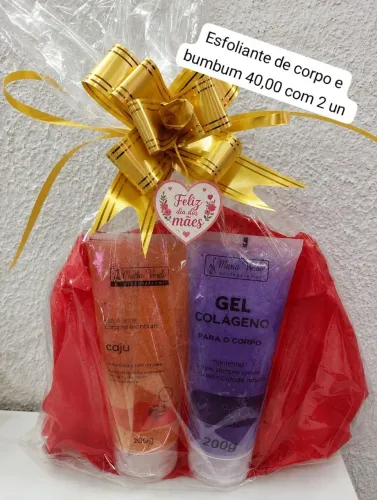 Dia das Mães Esfoliante Cajú Corpo & Gel Colágeno 