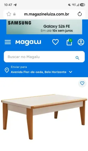 Mesa de centro maderatto 