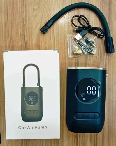 Compressor de ar portátil para carro, moto bicicleta - Novo Entrega gratis