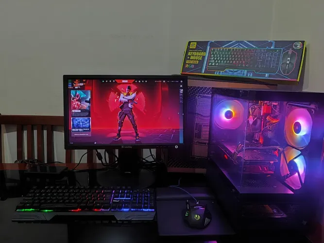 Pc Gamer Completo - Intel Core i5 Six Core, 8GB DDR4, Vga RX 580 8GB GDDR5, HD+ SSD