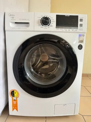 Máquina de Lavar STORM WASH Midea 11kg Inverter Tambor 4D LFA11B1 127v