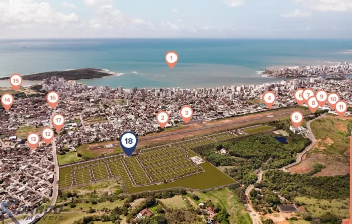 Condomínio Fechado Reserva Mar, lotes à venda, lazer completo, próximo a Praia do Morro, G