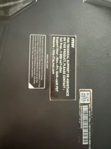 Notebook MSI Gamer GV15 Thin ? i5 + GTX 1650