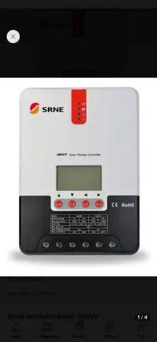 Controlador de carga mppt srne 