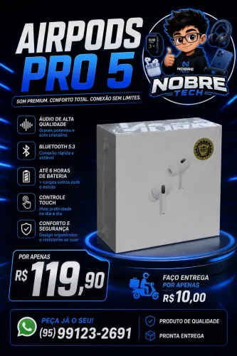 AirPods Pro 5  GARANTA JÁ O SEU ?
