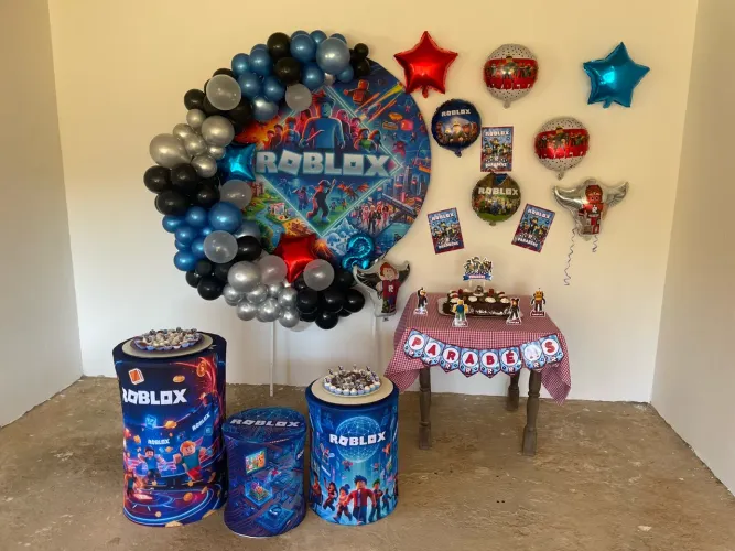 Kit decoração de festa de aniversário ROBLOX