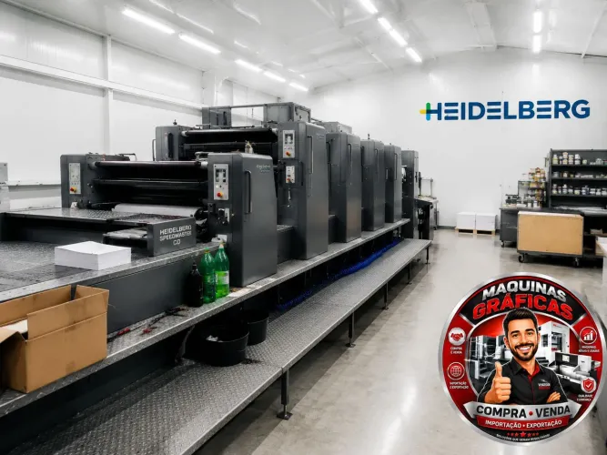 Heidelberg Sm-102 CD 4 + l saída longa