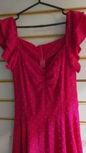 Vestido longo cor pink, tam. G