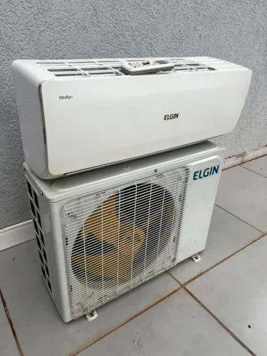 Ar condicionado instalado 9000 BTUs só precisa ter o ponto eletrico