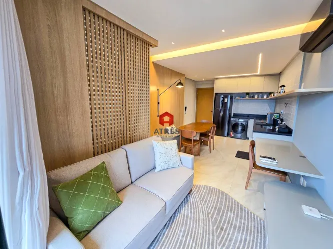 Apartamento mobiliado para venda ou locação localizado no Setor Marista.