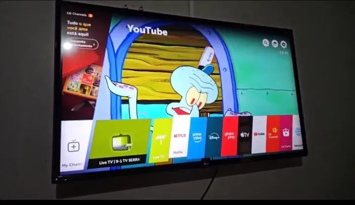 vendo tv smart 43 polegadas wi-fi, todos os aplicativos