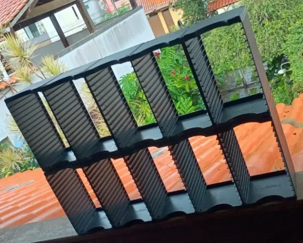 Porta CD Modular para 15 CDs 10 unidades