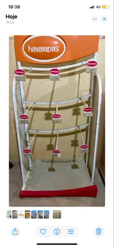 expositor de parede/torre para calçados