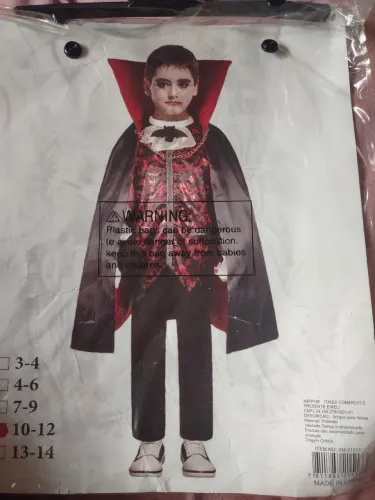 Fantasia infantil menino 