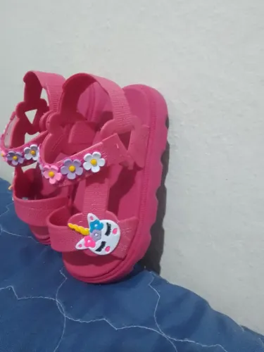 Sandália infantil unicórnio