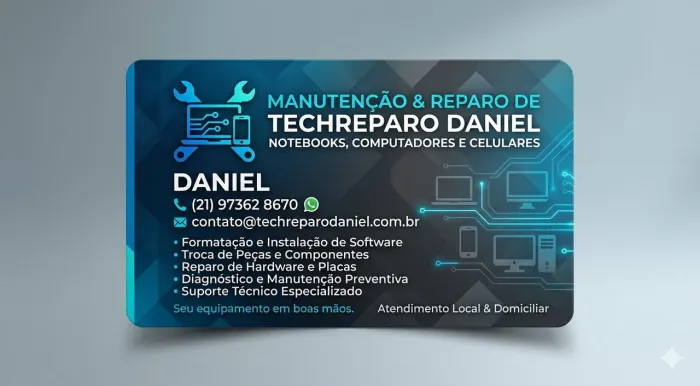 Manutenção de notebook e computadores