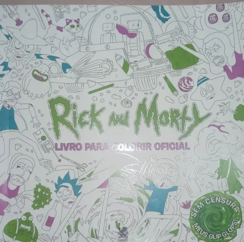 Rick and Morty livro para colorir oficial