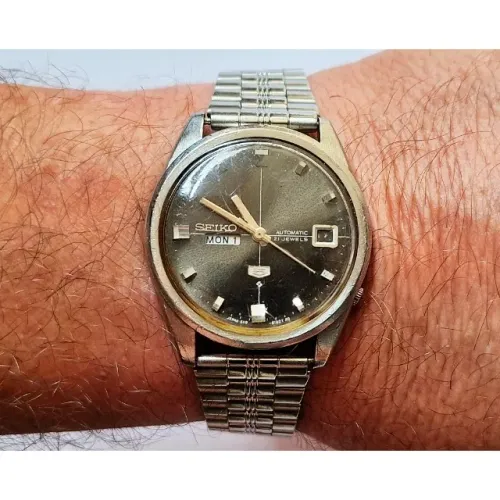 13= PEQ,DEFEITO ANTIGO RELOGIO SEIKO 6119 VER DETALHES EM DESCRIÇAO