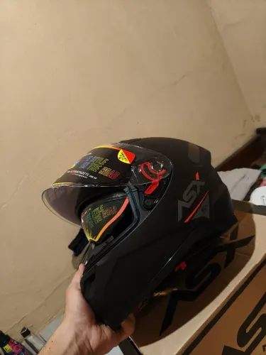 Capacete ASX City Com Óculos interno NOVO LACRADO