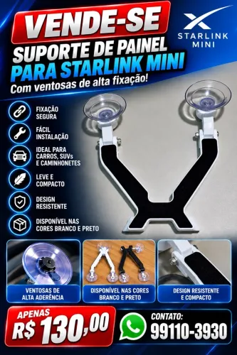 Vendo suporte do painel para Starlink mini
