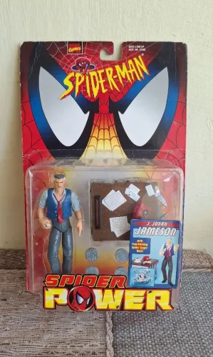 J. Jonah Jameson Spider-Man: Spider Power, Toy Biz 1999