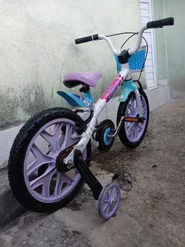 Bicicleta aro 16 Frozen Bandeirante 