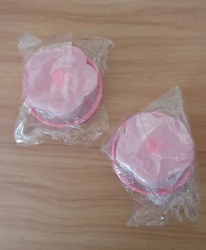 Kit 2 Filtros Coletor de Fiapos para Máquina de Lavar | Rosa
