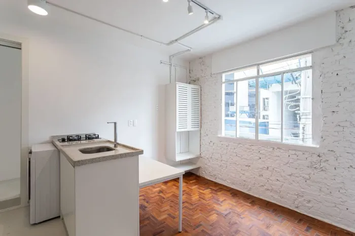 Apartamento com 1 Quarto para alugar, 27m² - Pinheiros