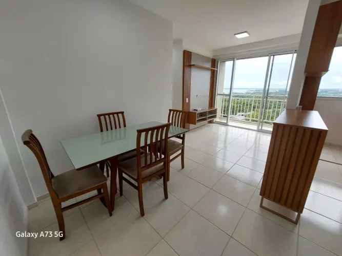 Condomínio Estilo Ponta Negra com 2 quartos sendo 1 suíte andar alto