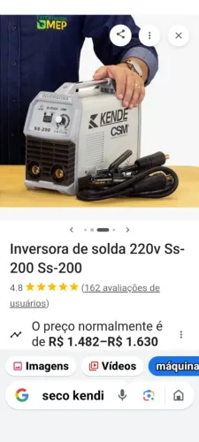 Máquina de solda a seco