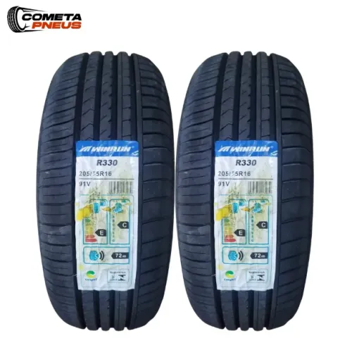 Kit 2 Pneus aro 16 medida 205/55r16 marca WINRUN