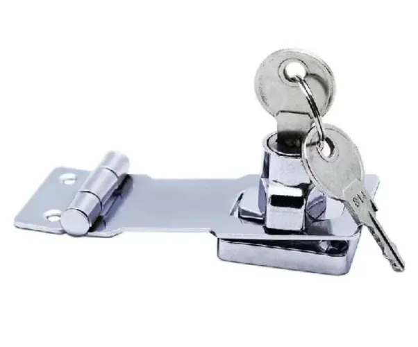 Fechadura de porta ou gaveta de armário com 2 chaves.