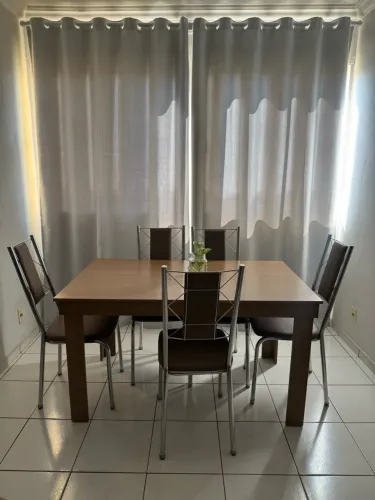Mesa retangular 5 lugares