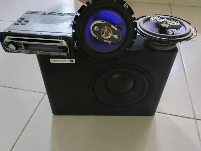Caixa slim 8pol